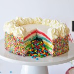 עוגת פיניאטה צבעונית וחגיגית