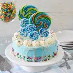 עוגת סוכריות לילד יומולדת